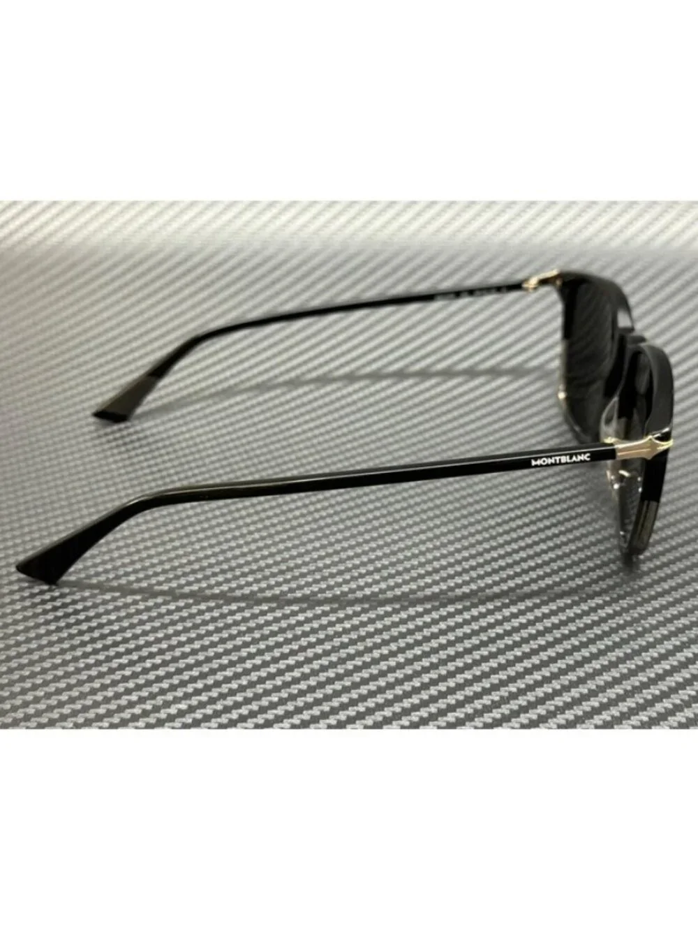 New Montblanc Men Black Sunglasses 52-18-145